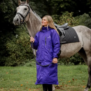 Equidry Evolution Purple Thick fleece coat