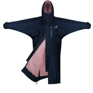 Equidry Evolution Navy/pale pink Thick fleece tall coat